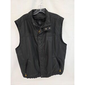 North End Mens Black Full Zip Golf Vest Insperity Championship Logo Large L/G